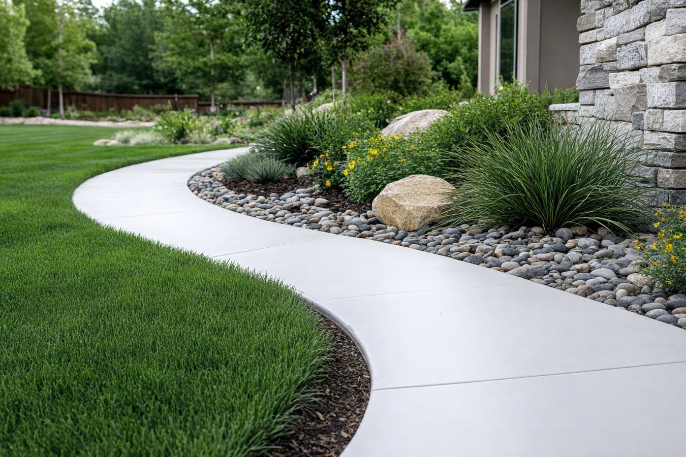 Concrete sidewalk building in Jonesboro, AR